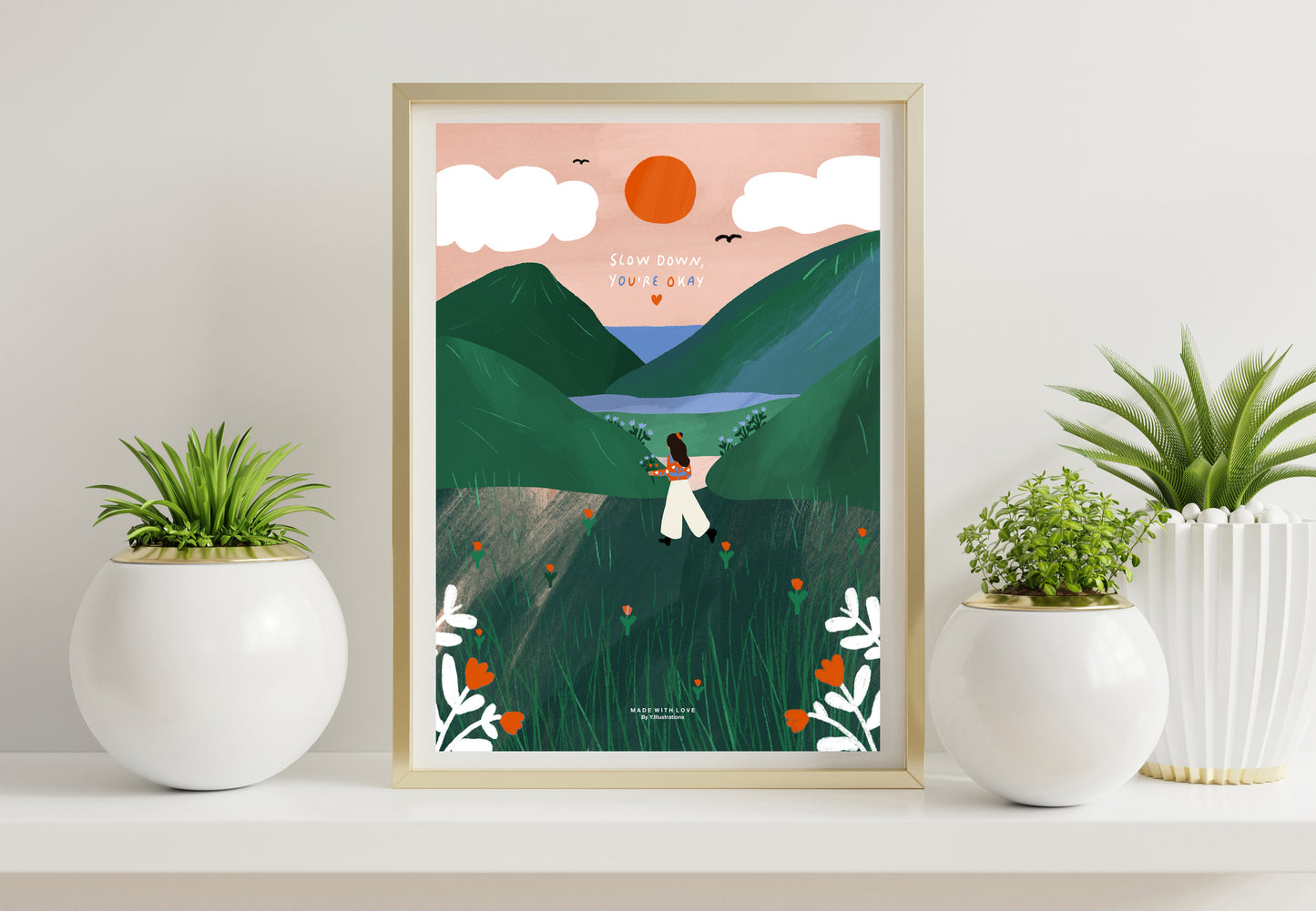 Slow down, you're okay - A4 PRINT
