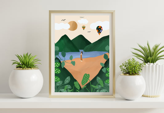 The Moment she rest - A4 PRINT