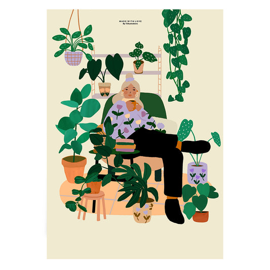 A cozy time for myself - A4 PRINT