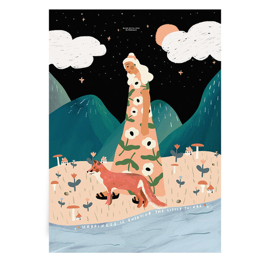 Her little magical world - A4 PRINT