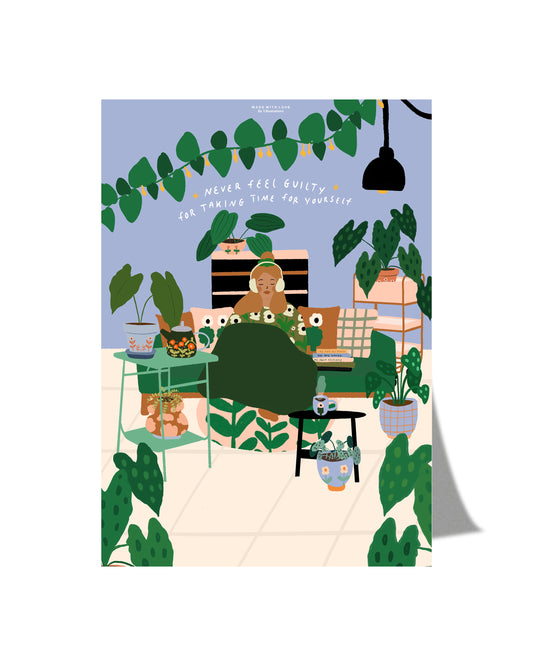 Take time for yourself - Postcard A6