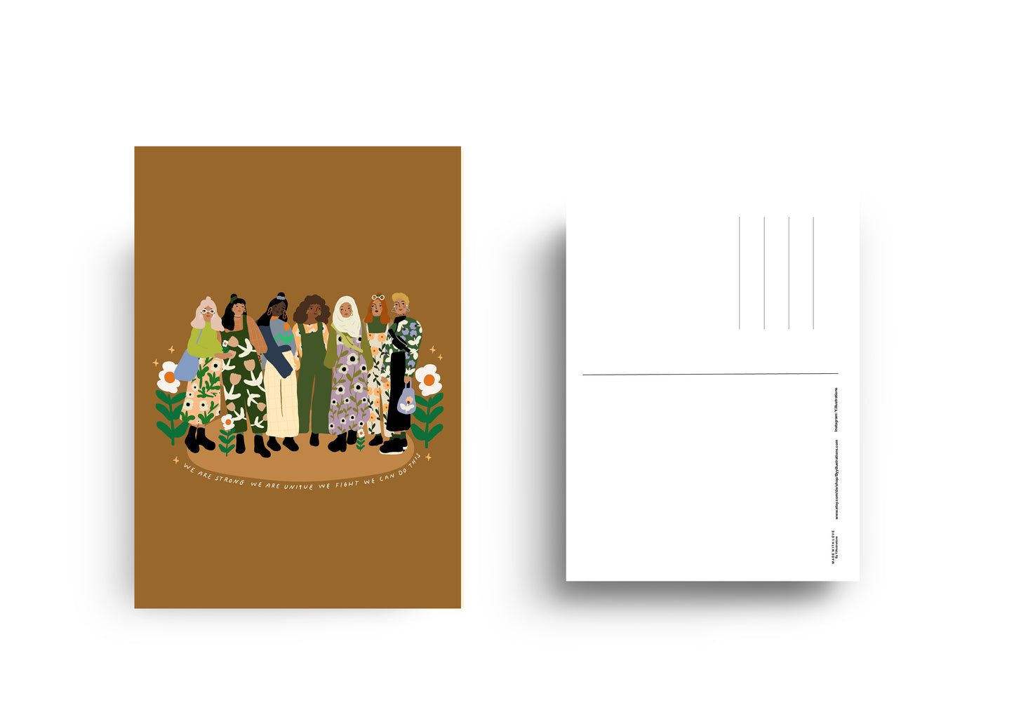 We are strong - Postcard A6