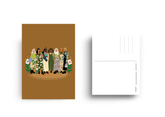 We are strong - Postcard A6