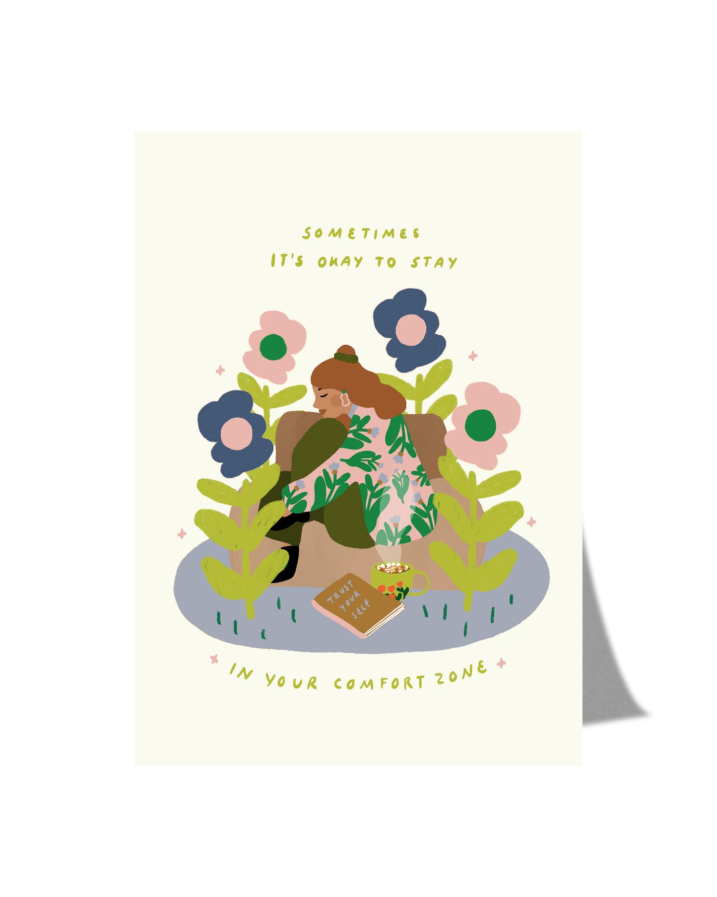 It's okay to stay in your comfort zone - Postcard A6
