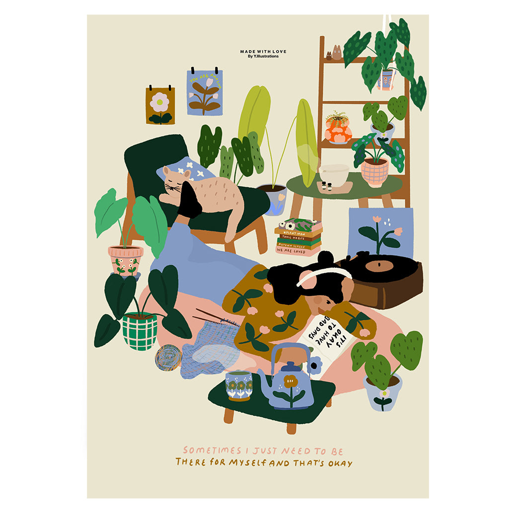 Be there for myself - A4 PRINT