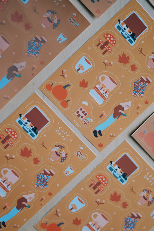Sticker Sheet (Cozy Days)
