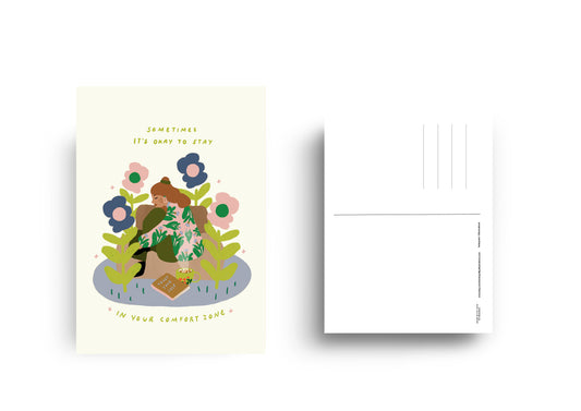 It's okay to stay in your comfort zone - Postcard A6