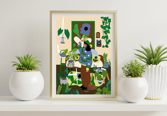 Her inner garden - A4 PRINT