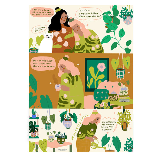 Plant lover club  - A4 PRINT