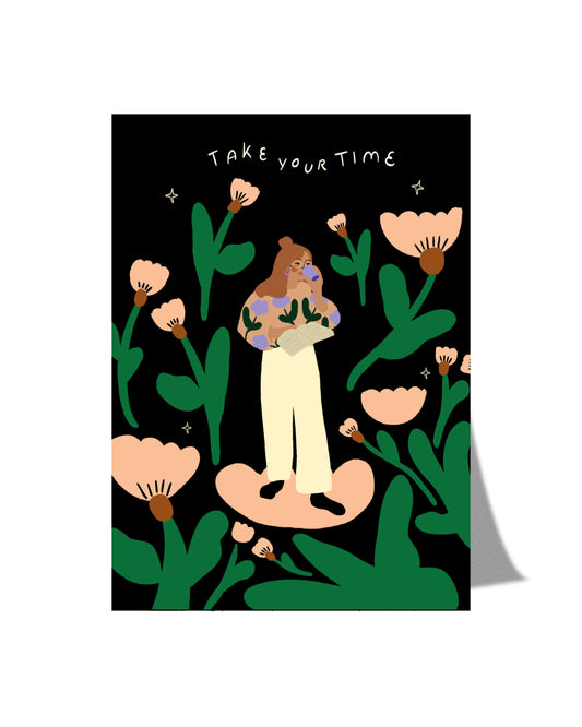 Take your time - Postcard A6