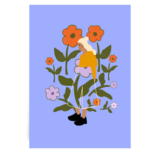 Flower girl - A4 PRINT