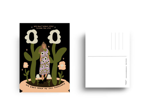 Grow your mind - Postcard A6