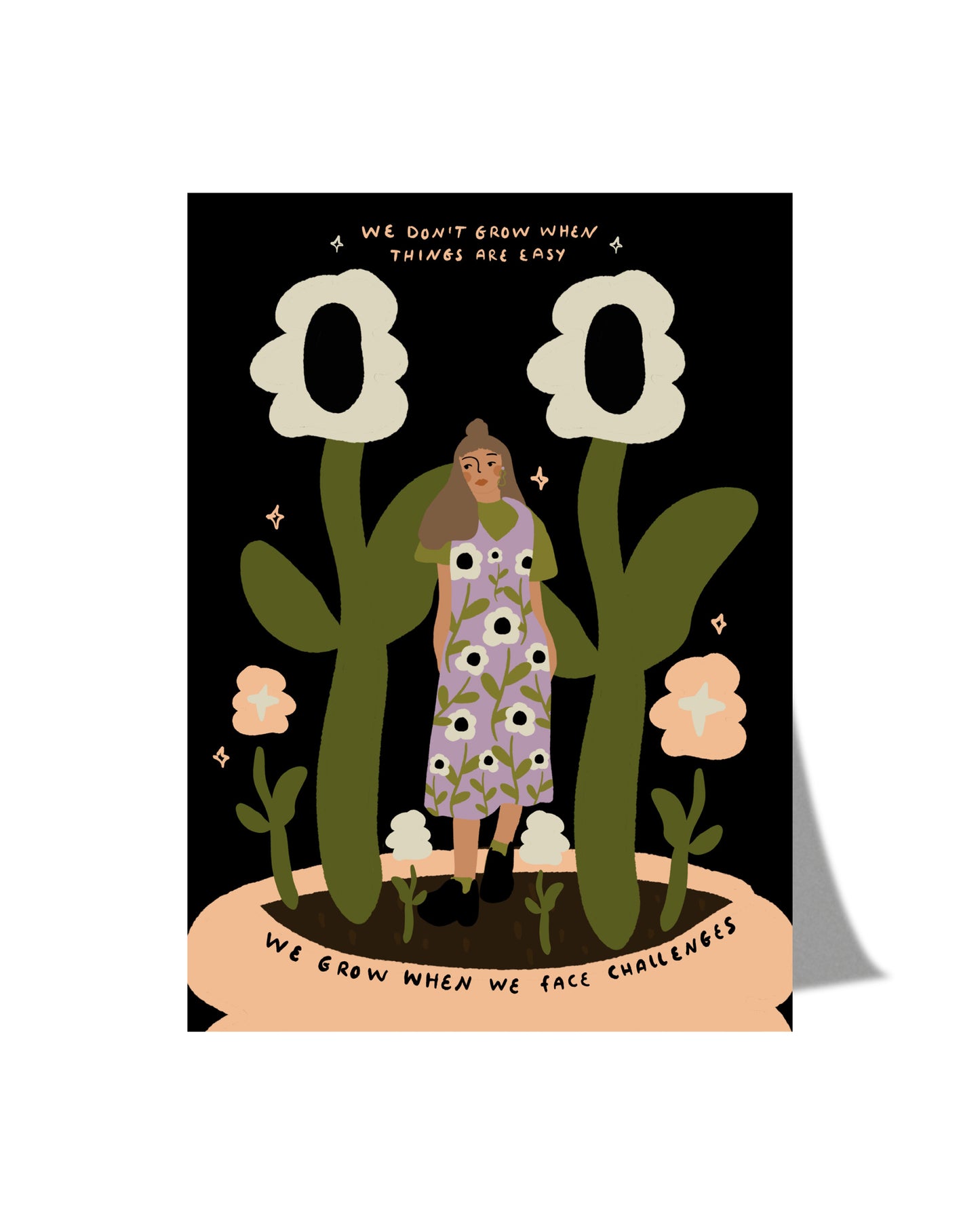 Grow your mind - Postcard A6