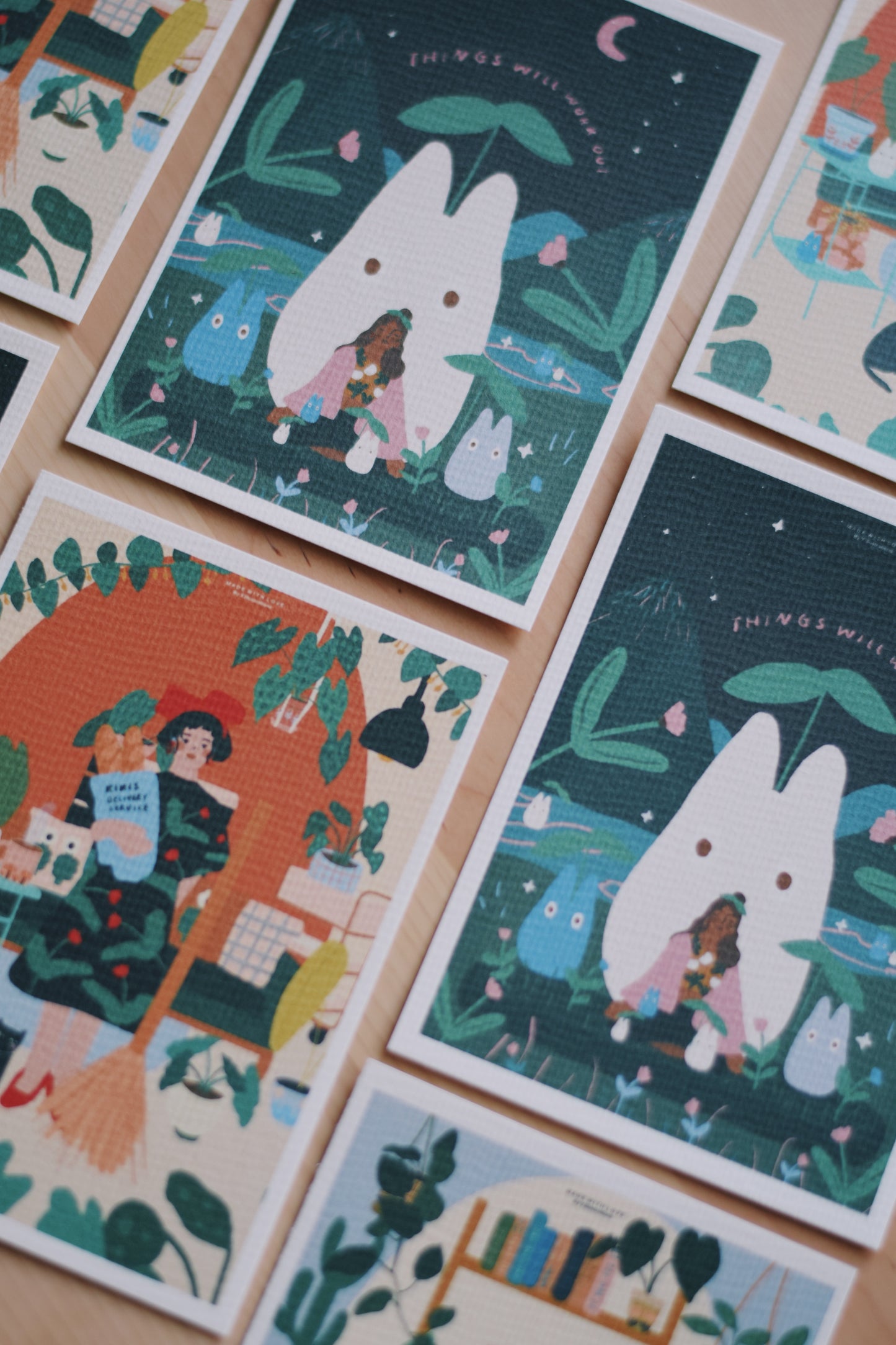 A5 / A6 Limited Edition Prints (printed on Watercolor Paper / with white Border)