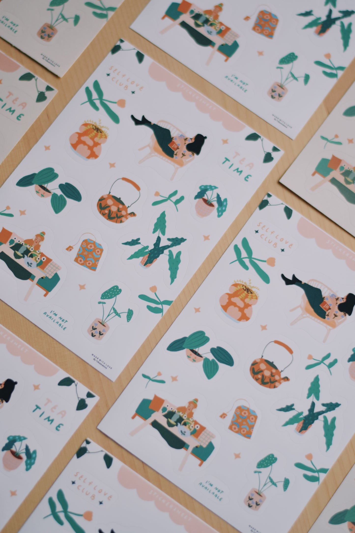 Sticker Sheet (rest your mind)