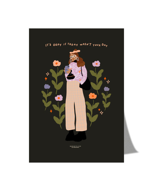 It's okay if today wasn't your day - Postcard A6