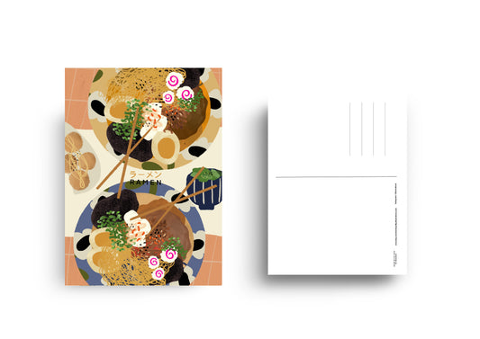 A cup of ramen - Postcard A6