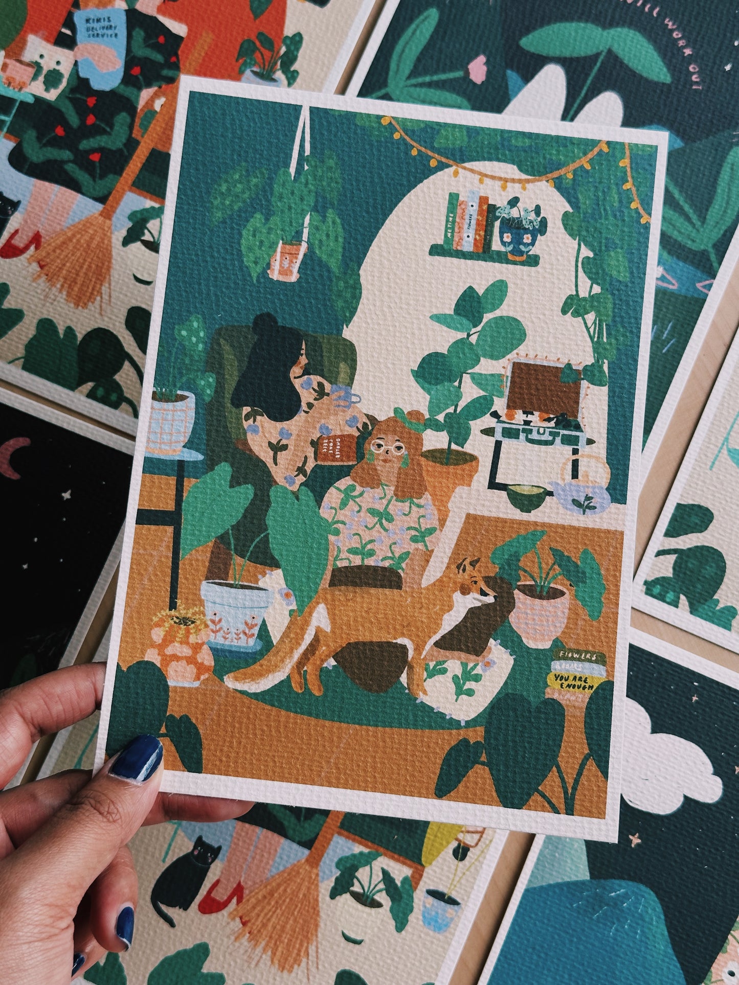 A5 / A6 Limited Edition Prints (printed on Watercolor Paper / with white Border)