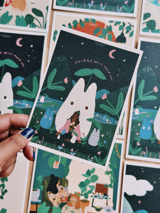 A5 / A6 Limited Edition Prints (printed on Watercolor Paper / with white Border)