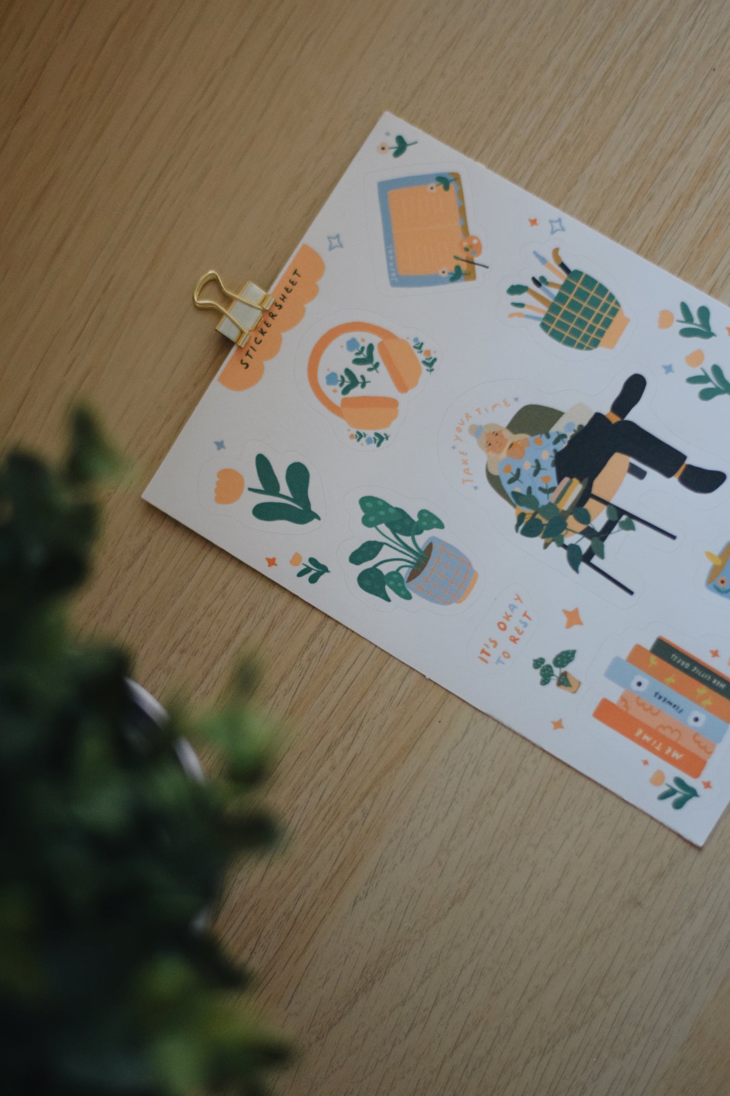 Sticker Sheet (Me Time Edition)
