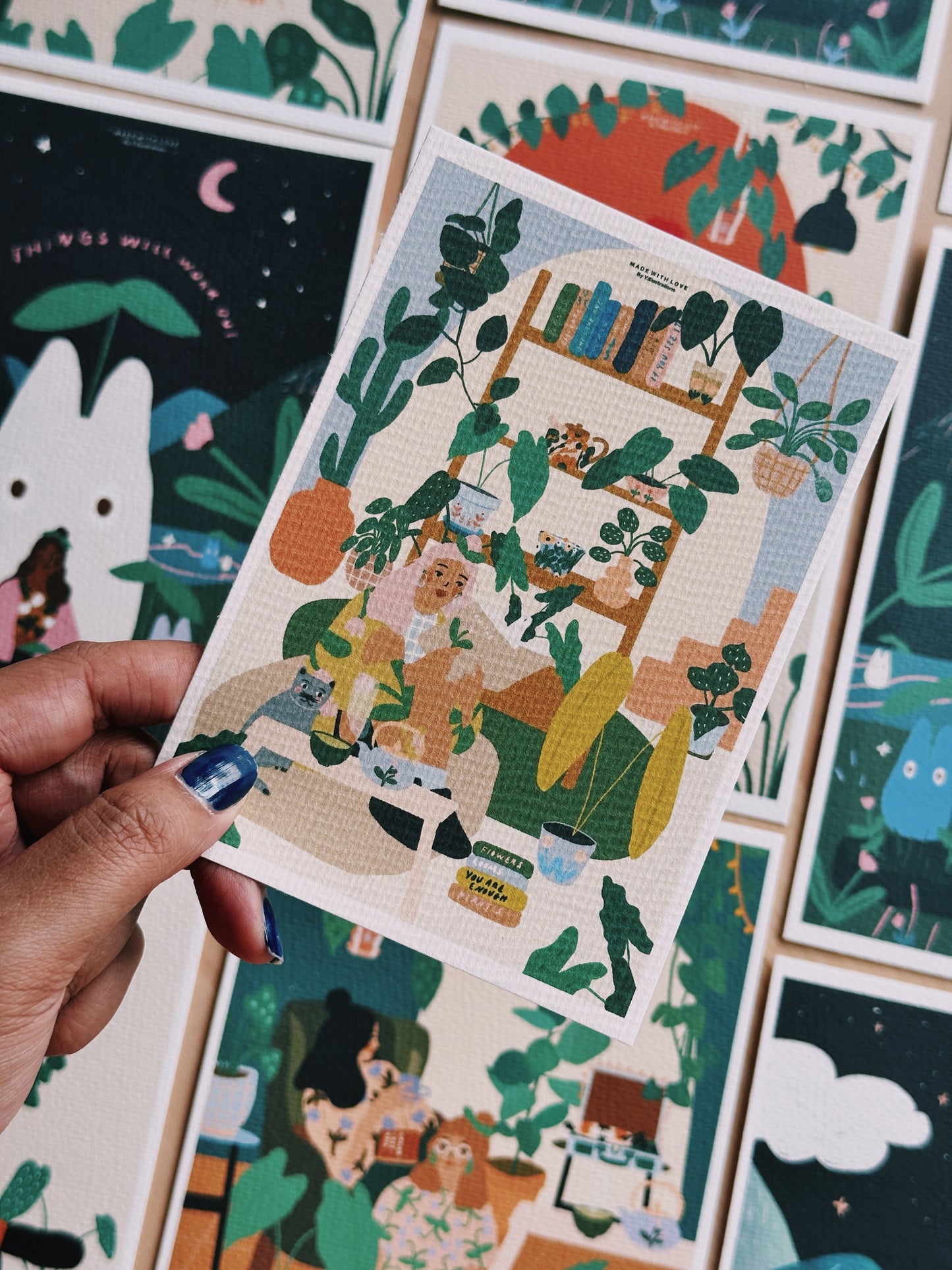 A5 / A6 Limited Edition Prints (printed on Watercolor Paper / with white Border)
