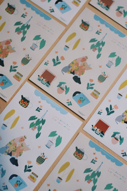Sticker Sheet (Me time)