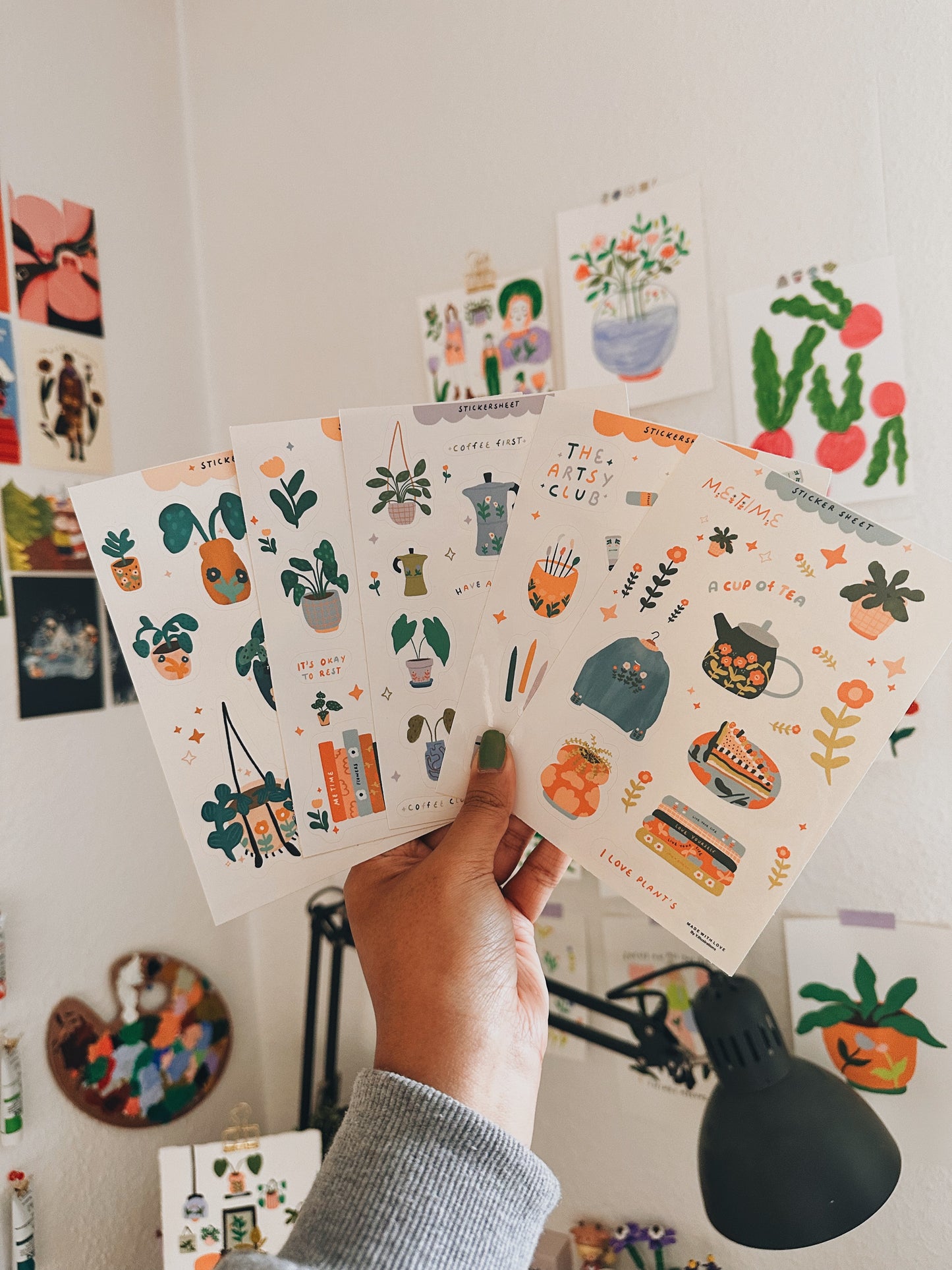 Sticker Sheet (rest your mind)