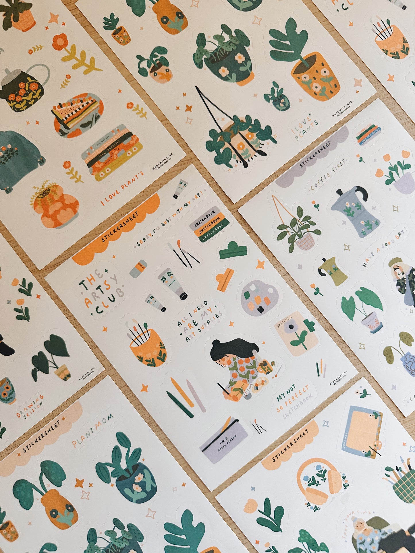 Sticker Sheet (The Daily Life Edition)