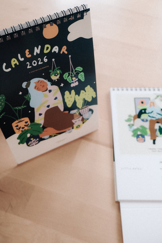 A5 Desk Calender 2026 (with 12 reminder Illustrations included)