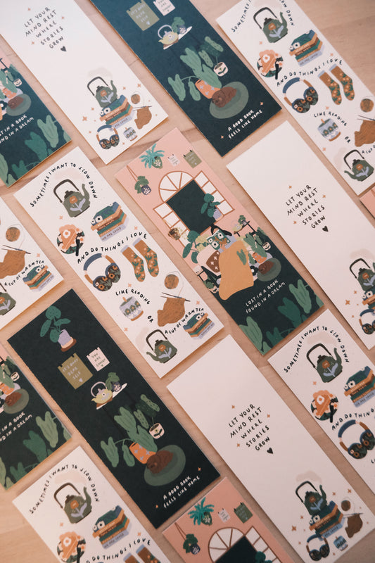 NEW Lovely Bookmarks (2 different Bookmarks in one Package) / Winter Collection