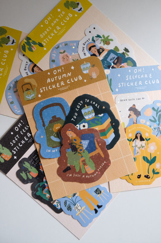 Different Stickerpacks (3 Stickers included)