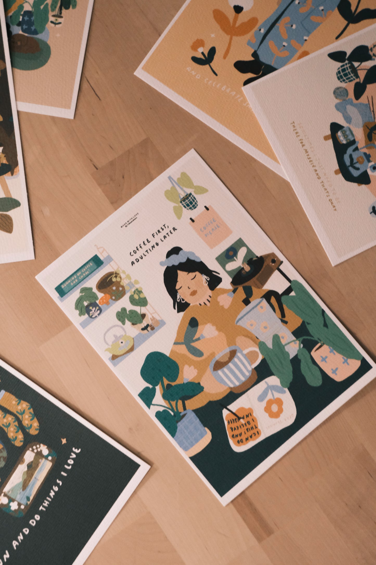 A5 / A6 Limited Edition Prints (printed on Watercolor Paper / with white Border)