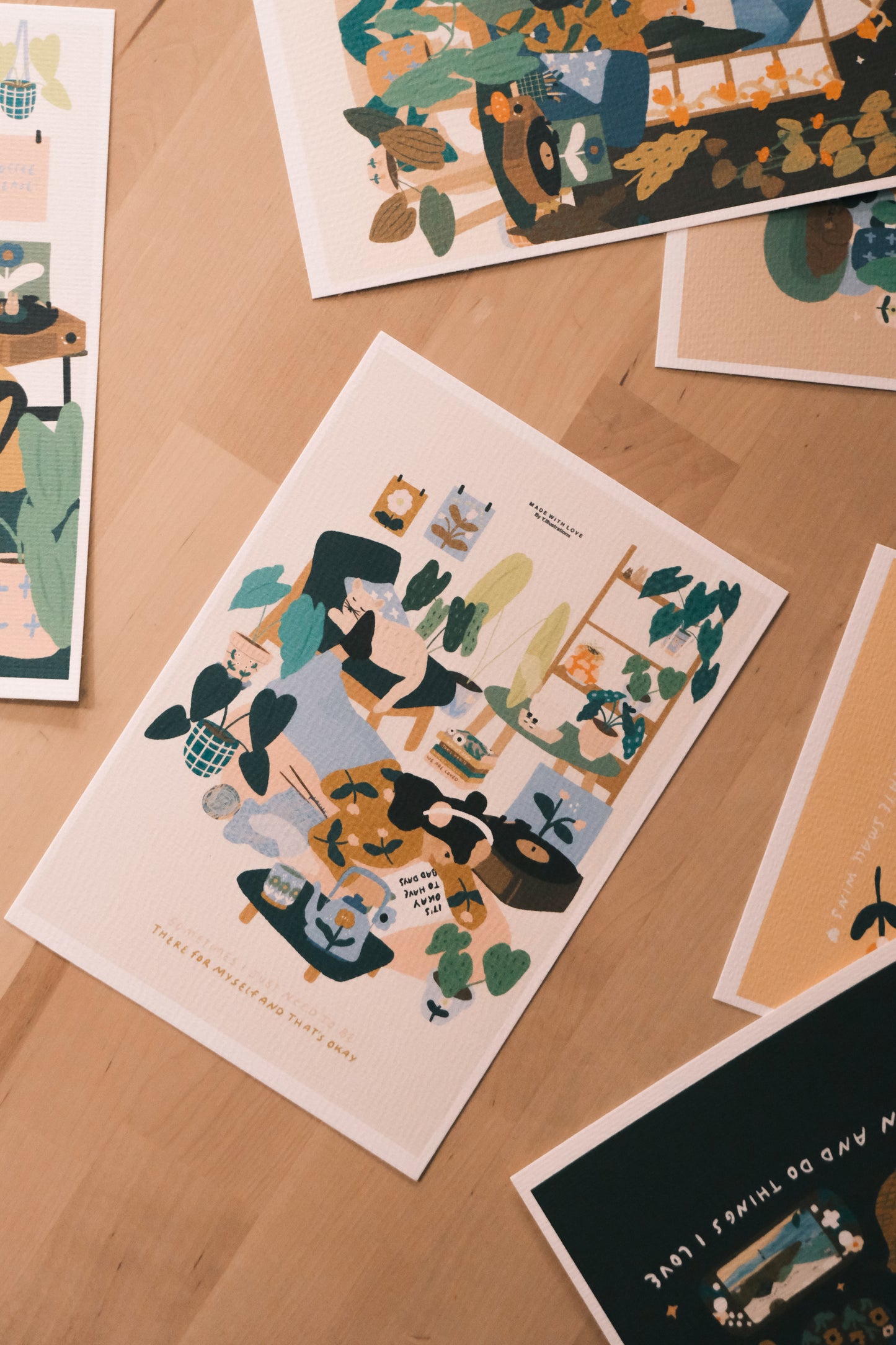 A5 / A6 Limited Edition Prints (printed on Watercolor Paper / with white Border)