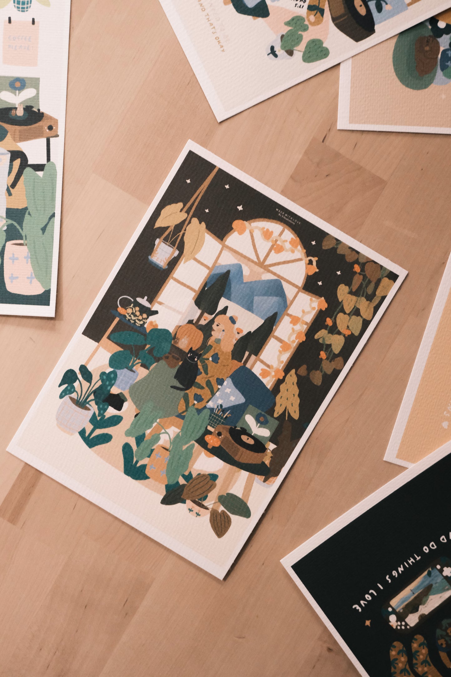 A5 / A6 Limited Edition Prints (printed on Watercolor Paper / with white Border)