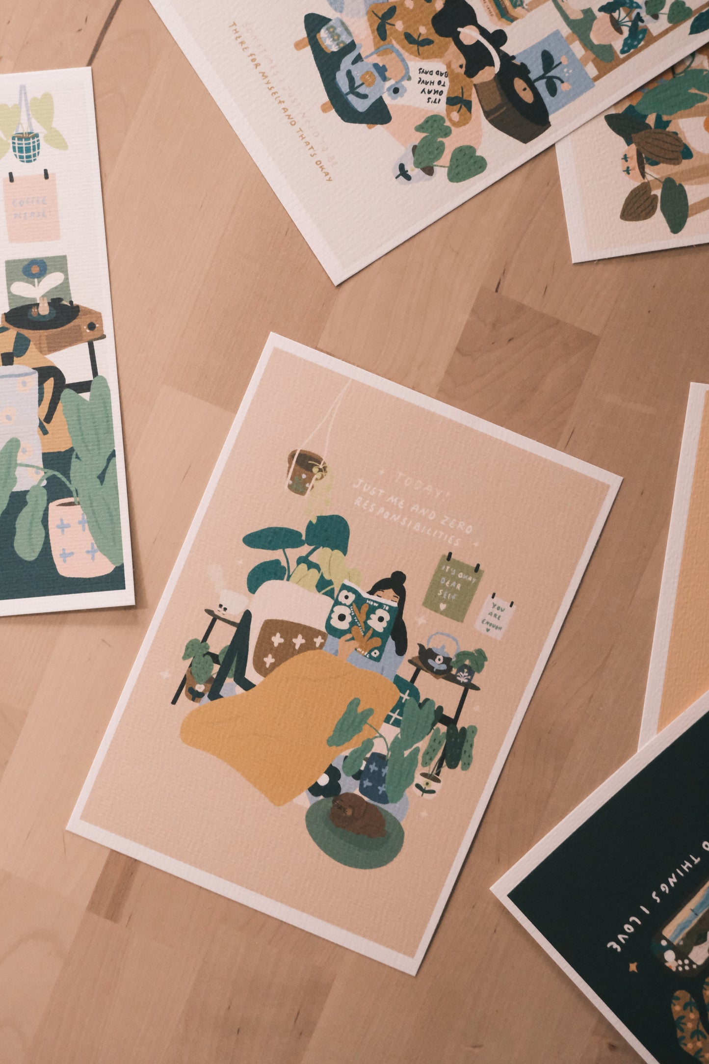 A5 / A6 Limited Edition Prints (printed on Watercolor Paper / with white Border)