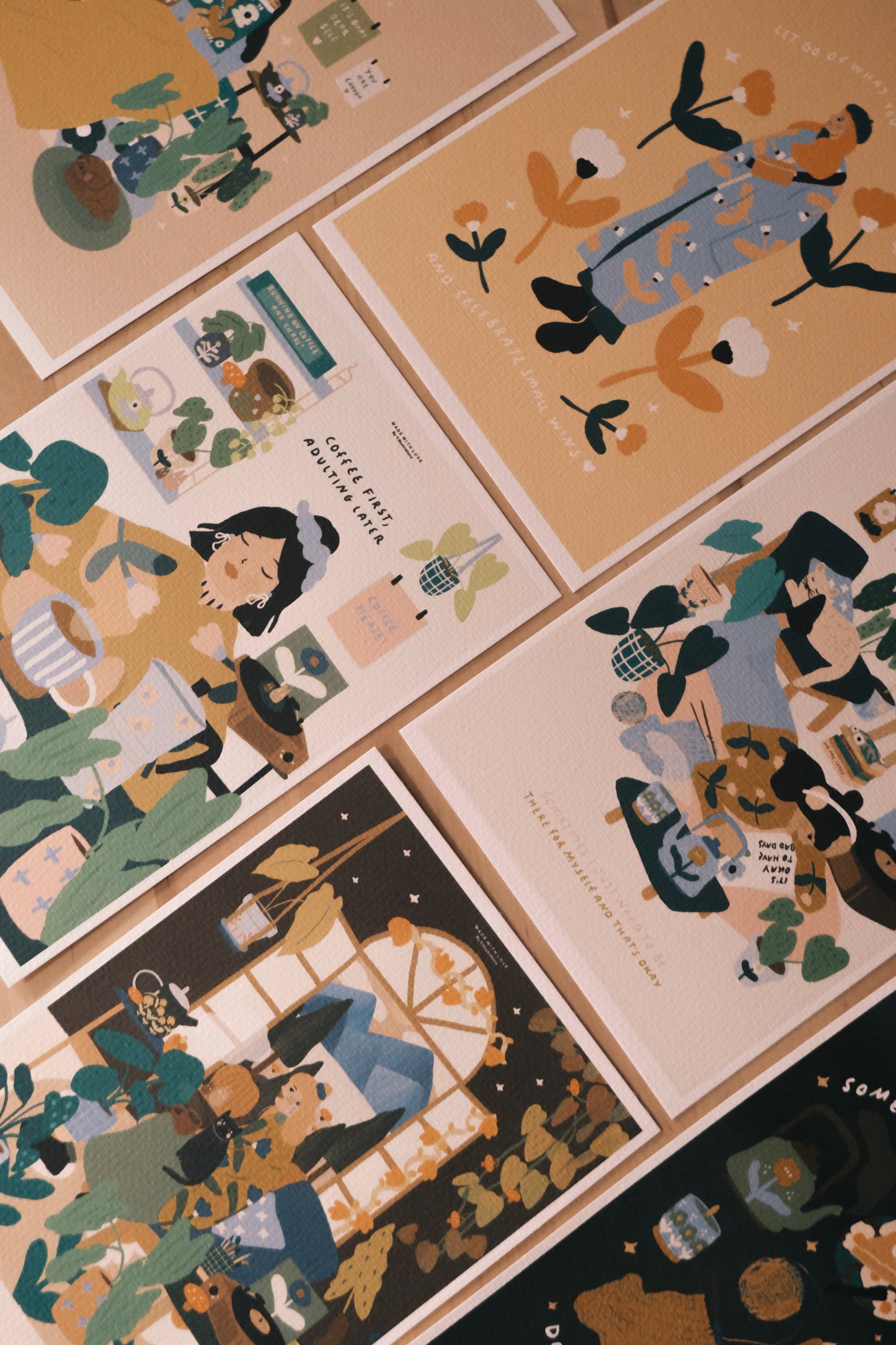 A5 / A6 Limited Edition Prints (printed on Watercolor Paper / with white Border)