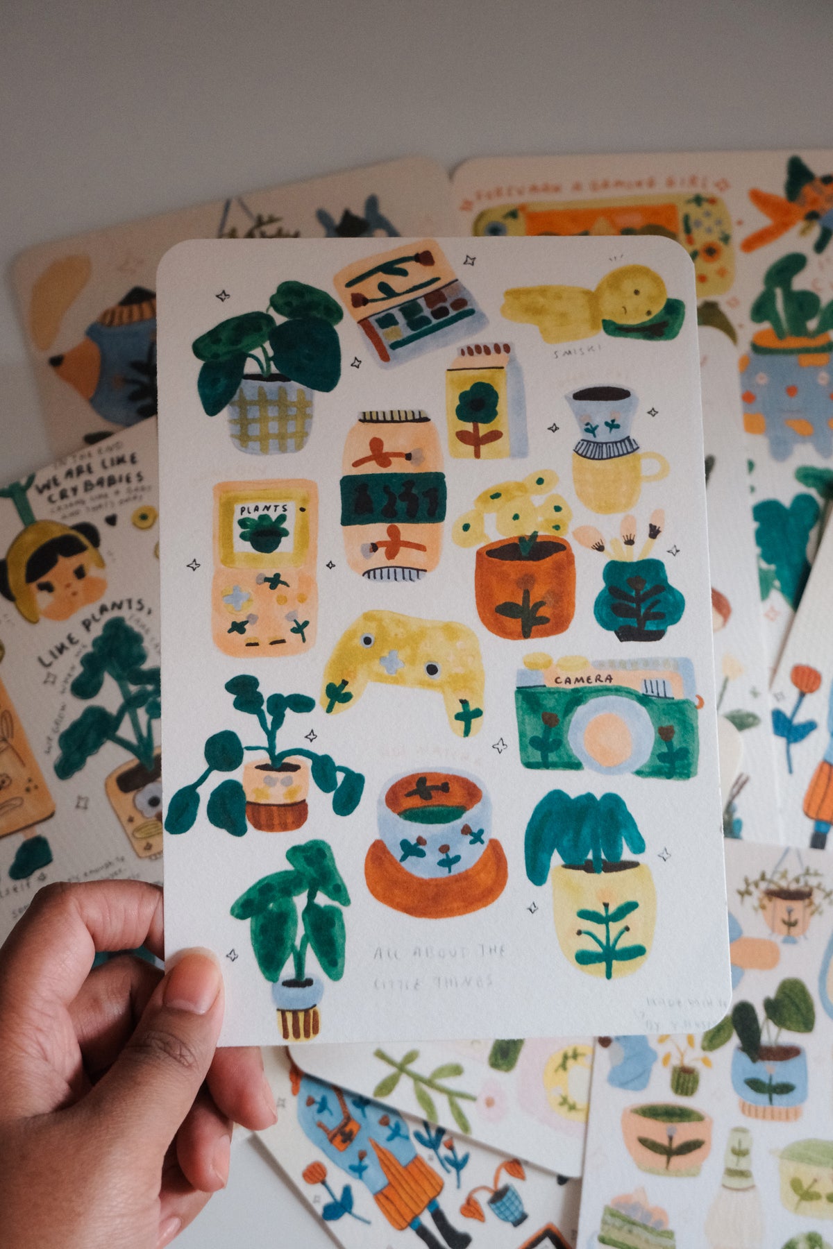 A5 Analog Drawing edition / (printed on Watercolor Paper / with white Border)
