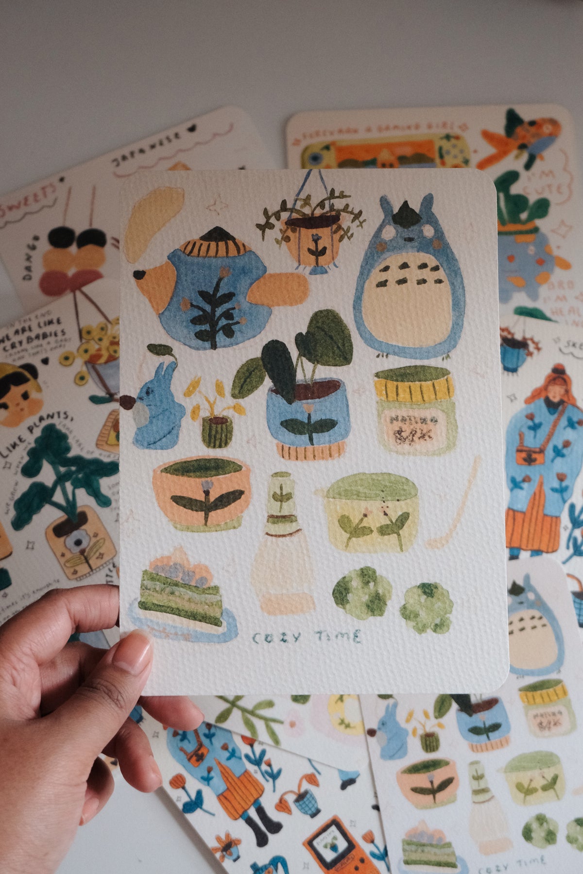 A5 Analog Drawing edition / (printed on Watercolor Paper / with white Border)