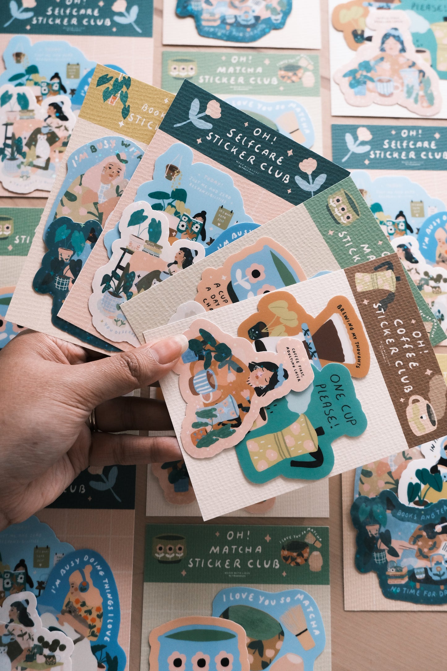 Different Stickerpacks (3 Stickers included)