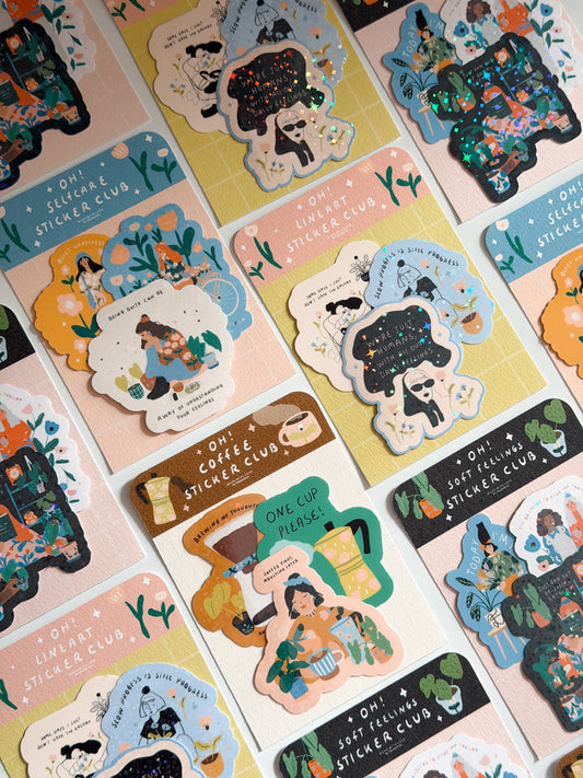 Different Stickerpacks (3 Stickers included) / Spring edition