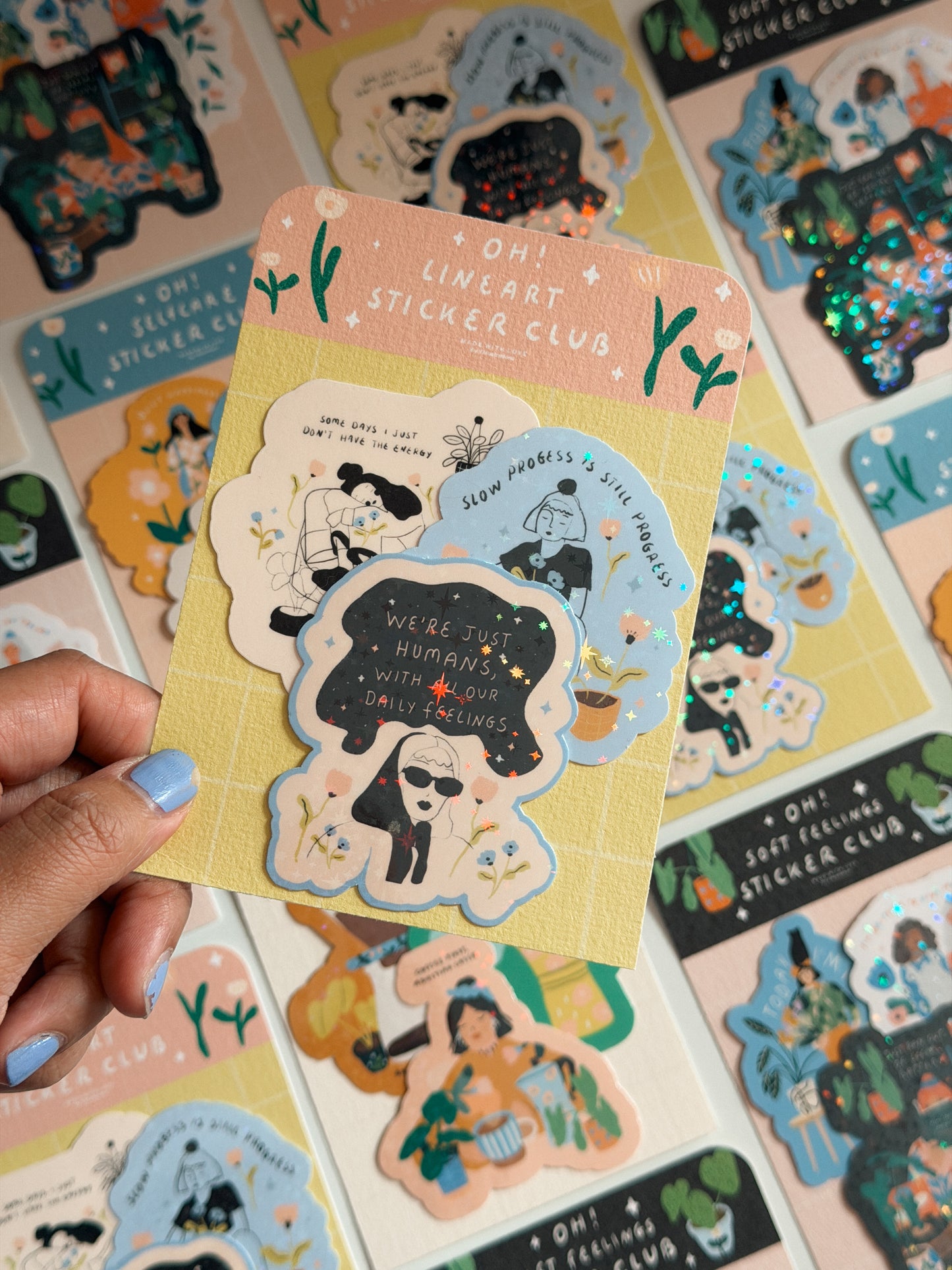 Different Stickerpacks (3 Stickers included) / Spring edition