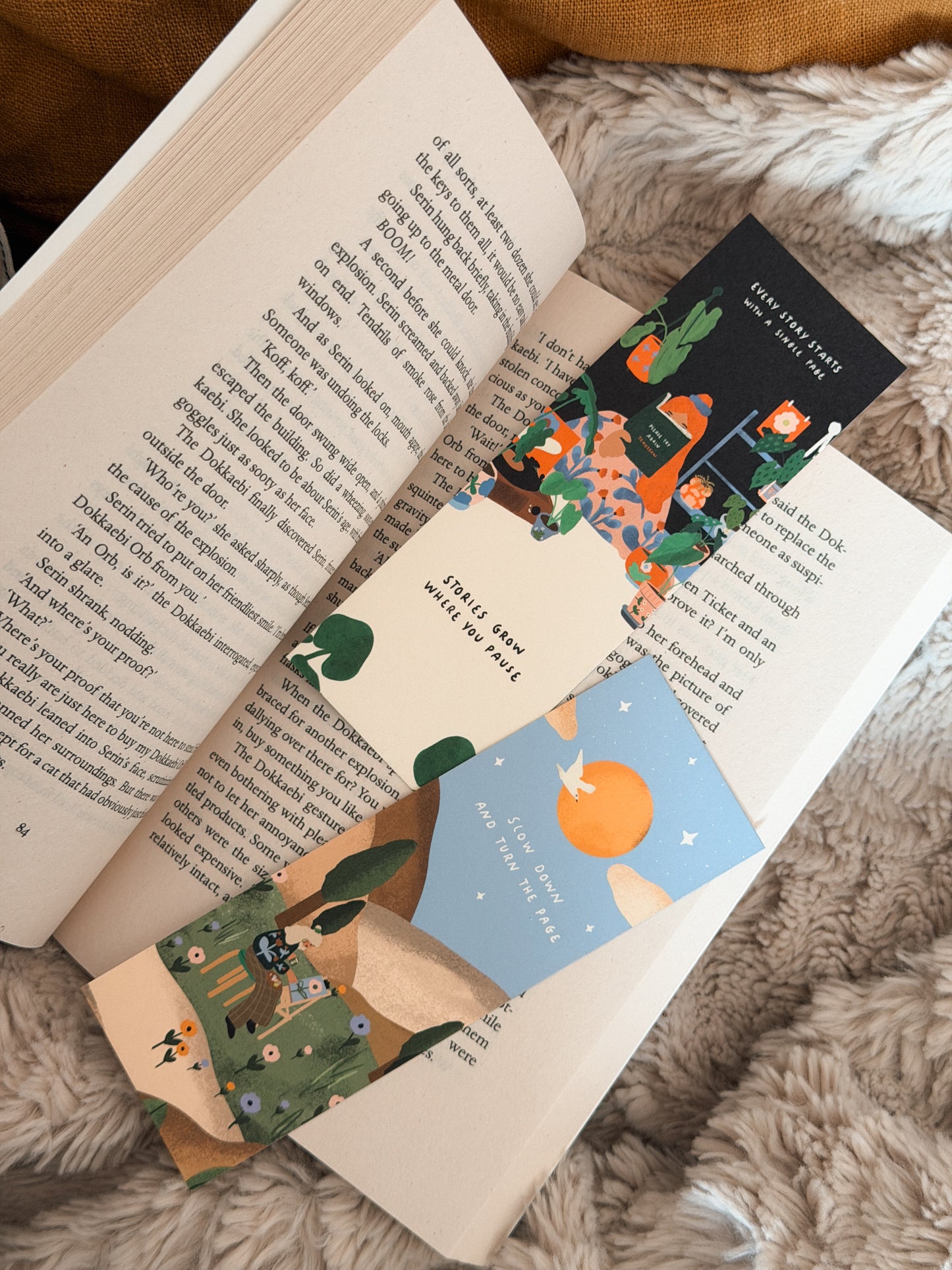 NEW Lovely Bookmarks (2 different Bookmarks in one Package) / Spring edition