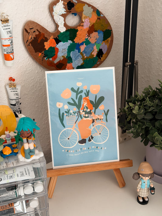 A5 Limited Edition Prints (printed on Watercolor Paper / with white Border)