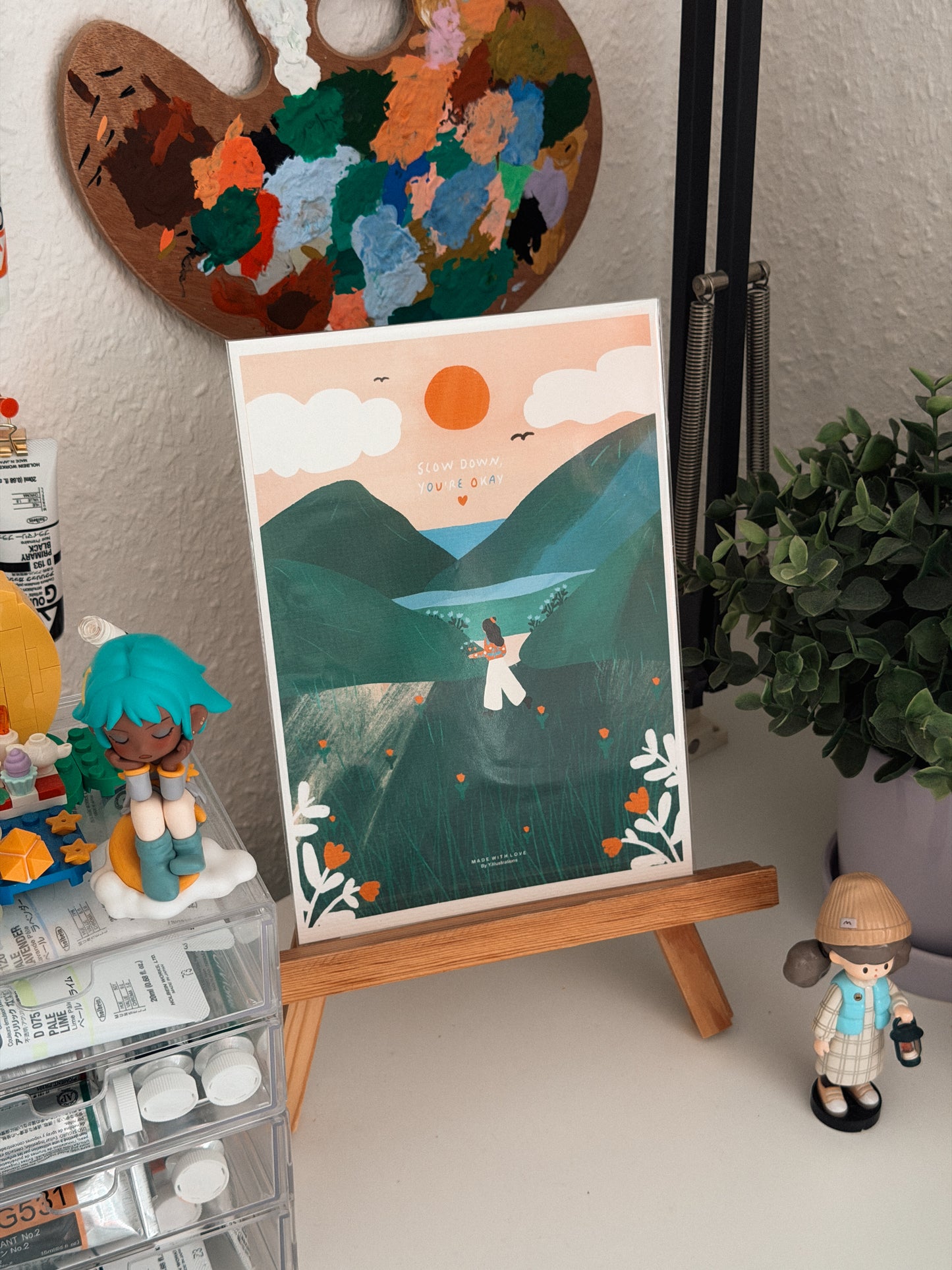 A5 Limited Edition Prints (printed on Watercolor Paper / with white Border)