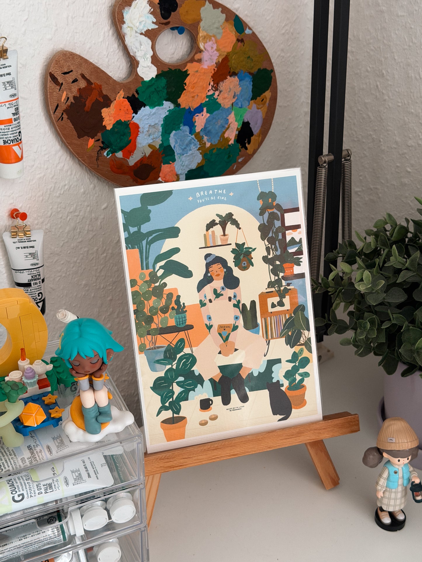 A5 Limited Edition Prints (printed on Watercolor Paper / with white Border)