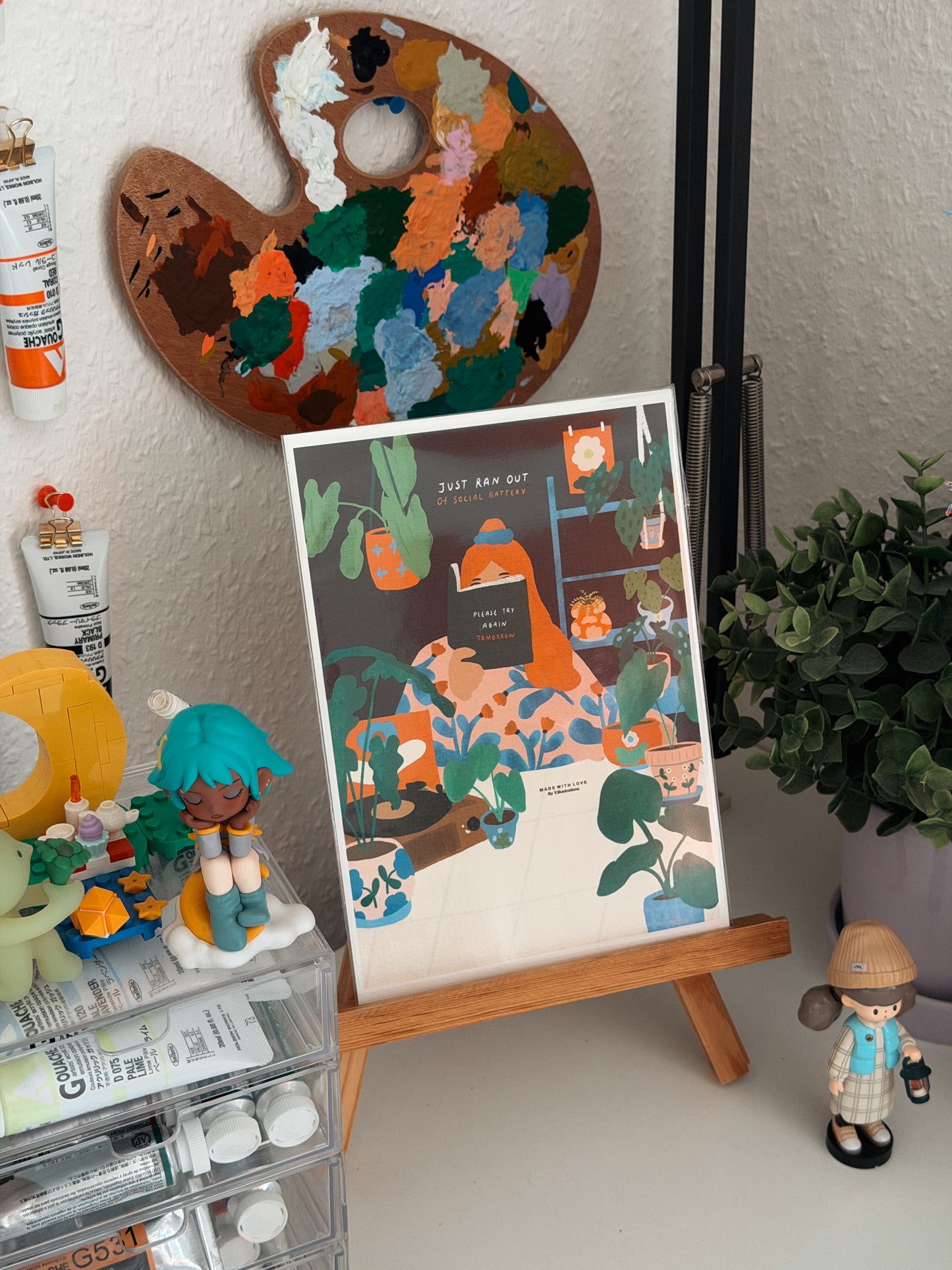 A5 Limited Edition Prints (printed on Watercolor Paper / with white Border)