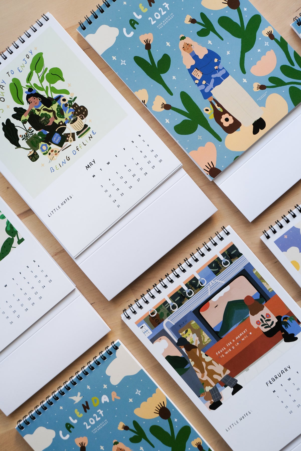 A5 Desk Calender 2026