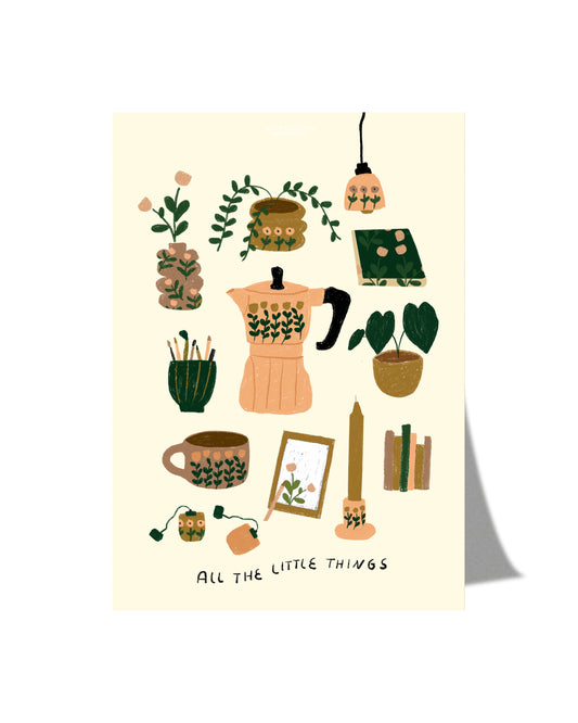 All the little things - Postcard A6