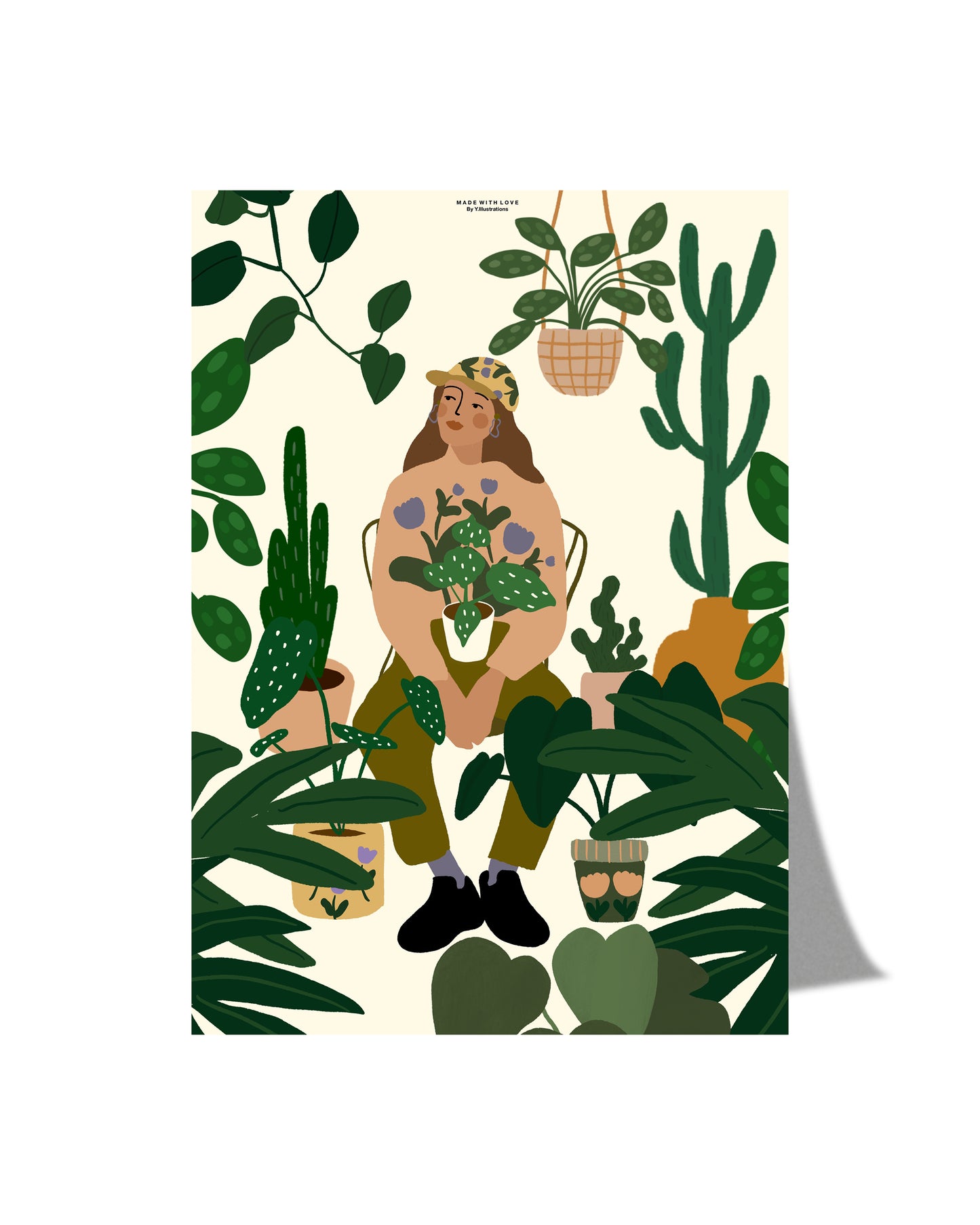 Between the Plants - A4 PRINT