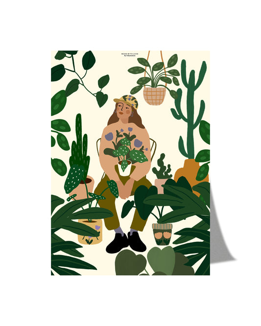 Between the Plants - A4 PRINT